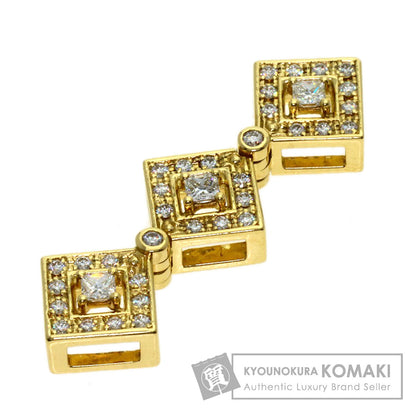 TASAKI Diamond Pendant top K18 Yellow Gold Ladies [Used]
