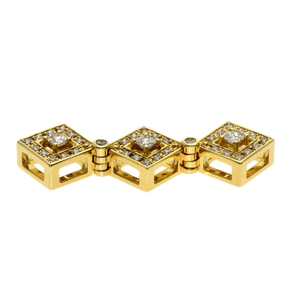 TASAKI Diamond Pendant top K18 Yellow Gold Ladies [Used]