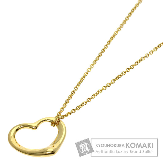 TIFFANY&Co. Open heart Necklace K18 Yellow Gold Ladies [Used]