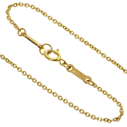 TIFFANY&Co. Open heart Necklace K18 Yellow Gold Ladies [Used]