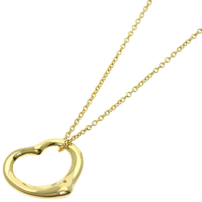 TIFFANY&Co. Open heart Necklace K18 Yellow Gold Ladies [Used]