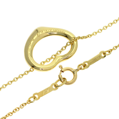 TIFFANY&Co. Open heart Necklace K18 Yellow Gold Ladies [Used]