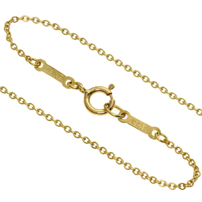 TIFFANY&Co. Open heart Necklace K18 Yellow Gold Ladies [Used]
