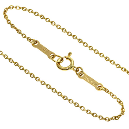 TIFFANY&Co. Open heart Necklace K18 Yellow Gold Ladies [Used]