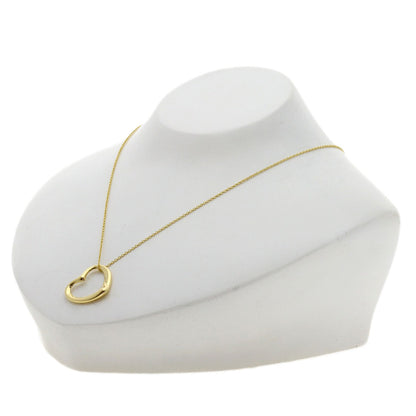 TIFFANY&Co. Open heart Necklace K18 Yellow Gold Ladies [Used]