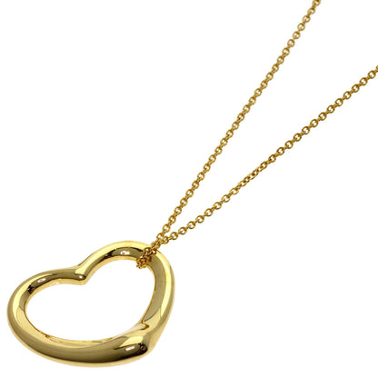 TIFFANY&Co. Open heart Necklace K18 Yellow Gold Ladies [Used]
