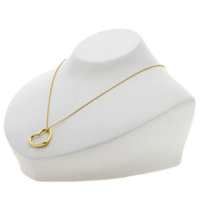 TIFFANY&Co. Open heart Necklace K18 Yellow Gold Ladies [Used]