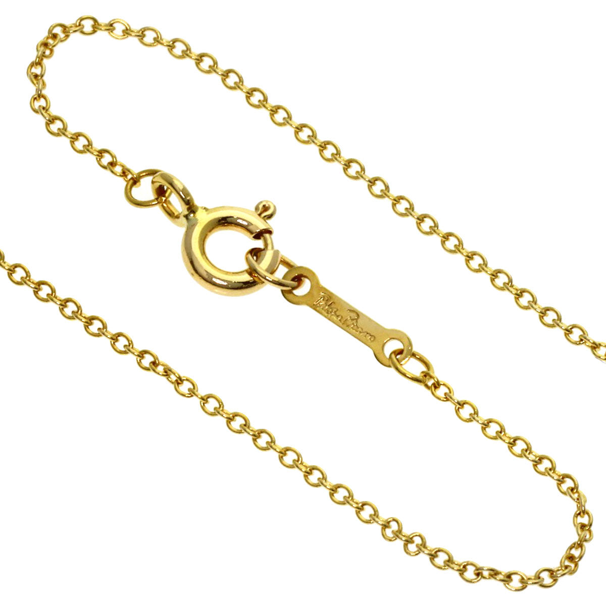 TIFFANY&Co. Loving heart Necklace K18 Yellow Gold Ladies [Used]