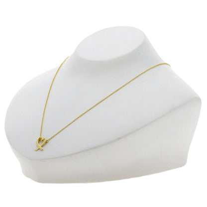 TIFFANY&Co. Loving heart Necklace K18 Yellow Gold Ladies [Used]