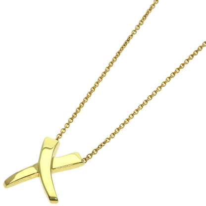 TIFFANY&Co. kiss Necklace K18 Yellow Gold Ladies [Used]