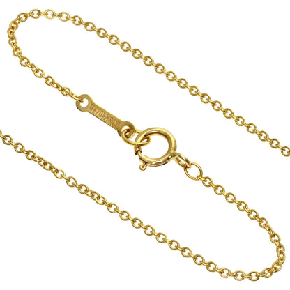 TIFFANY&Co. kiss Necklace K18 Yellow Gold Ladies [Used]