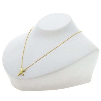 TIFFANY&Co. kiss Necklace K18 Yellow Gold Ladies [Used]