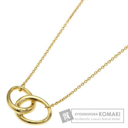 TIFFANY&Co. Double loop Necklace K18 Yellow Gold Ladies [Used]