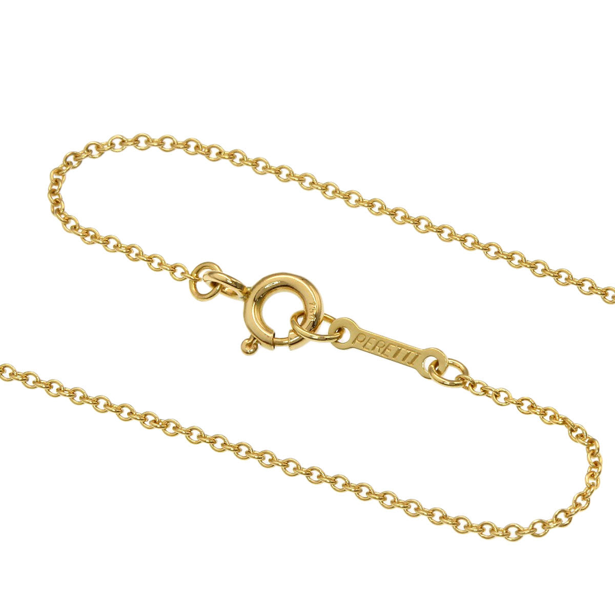 TIFFANY&Co. Double loop Necklace K18 Yellow Gold Ladies [Used]