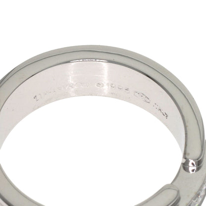 TIFFANY&Co. Atlas 3P Diamond Ring K18 White Gold Ladies [Used]