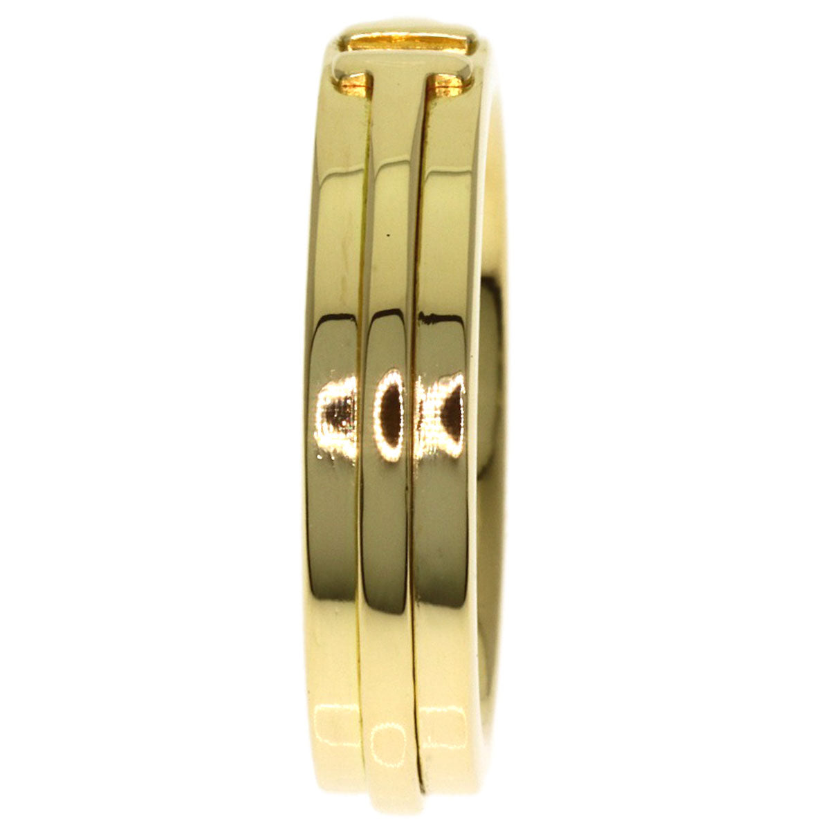 TIFFANY&Co. T narrow Ring K18 Yellow Gold Ladies [Used]