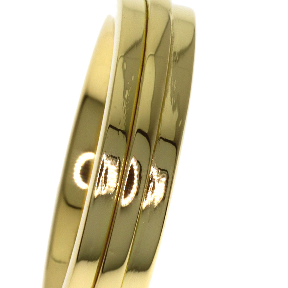 TIFFANY&Co. T narrow Ring K18 Yellow Gold Ladies [Used]