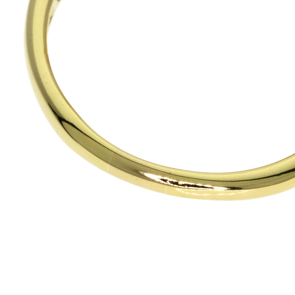 TIFFANY&Co. ribbon Ring K18 Yellow Gold Ladies [Used]
