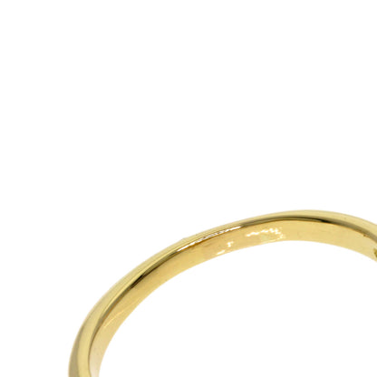 TIFFANY&Co. ribbon Ring K18 Yellow Gold Ladies [Used]