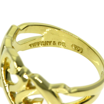 TIFFANY&Co. Triple rubbing heart Ring K18 Yellow Gold Ladies [Used]