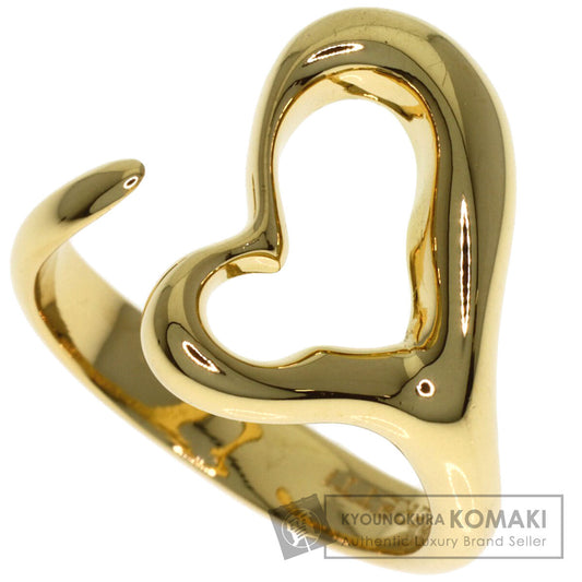 TIFFANY&Co. Open heart Ring K18 Yellow Gold Ladies [Used]