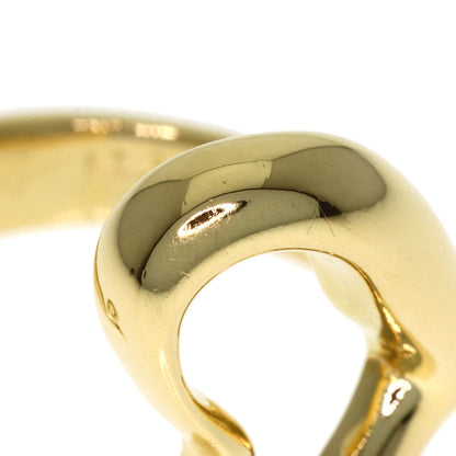 TIFFANY&Co. Open heart Ring K18 Yellow Gold Ladies [Used]