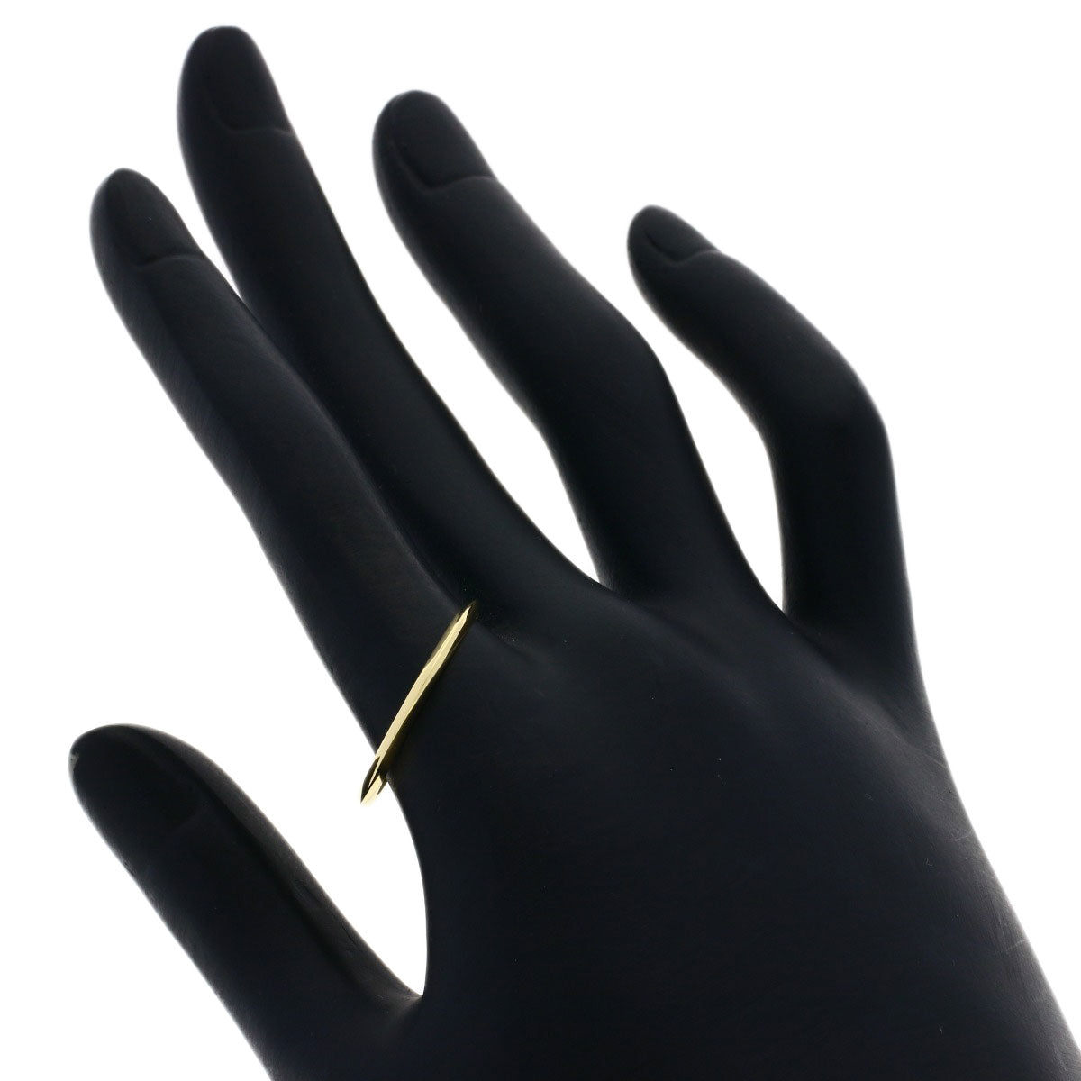 TIFFANY&Co. Knife edge Ring K18 Yellow Gold Ladies [Used]
