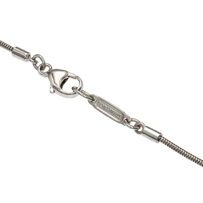 TIFFANY&Co. Atlas 3P Diamond Necklace K18 White Gold Ladies [Used]
