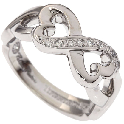 TIFFANY&Co. Loving Heart Diamond Ring K18 White Gold Ladies [Used]