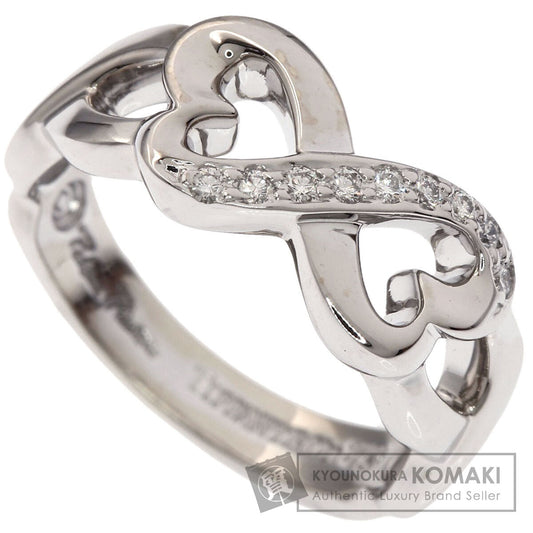 TIFFANY&Co. Loving Heart Diamond Ring K18 White Gold Ladies [Used]