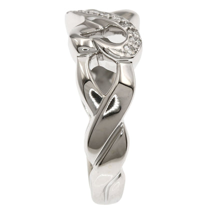 TIFFANY&Co. Loving Heart Diamond Ring K18 White Gold Ladies [Used]