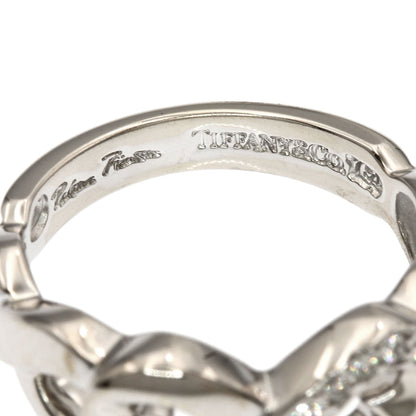 TIFFANY&Co. Loving Heart Diamond Ring K18 White Gold Ladies [Used]