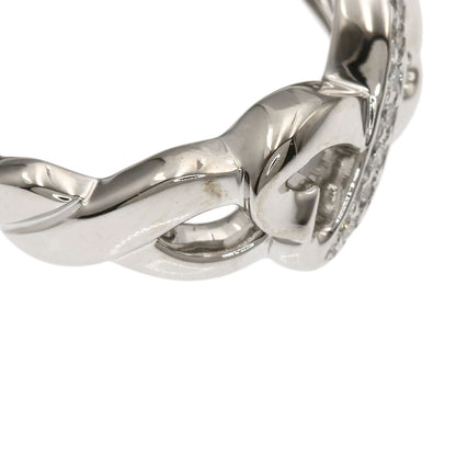 TIFFANY&Co. Loving Heart Diamond Ring K18 White Gold Ladies [Used]