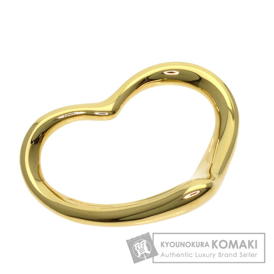 TIFFANY&Co. Open heart Pendant top K18 Yellow Gold Ladies [Used]