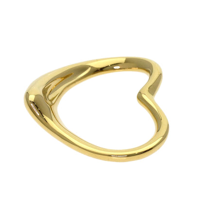 TIFFANY&Co. Open heart Pendant top K18 Yellow Gold Ladies [Used]