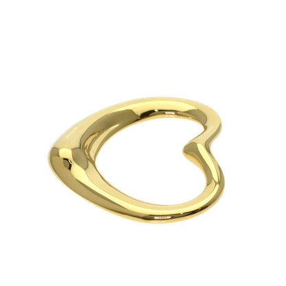 TIFFANY&Co. Open heart Pendant top K18 Yellow Gold Ladies [Used]