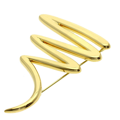 TIFFANY&Co. Scribble Brooch K18 Yellow Gold Ladies [Used]