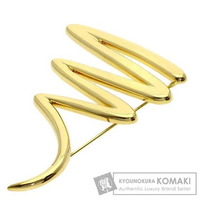 TIFFANY&Co. Scribble Brooch K18 Yellow Gold Ladies [Used]