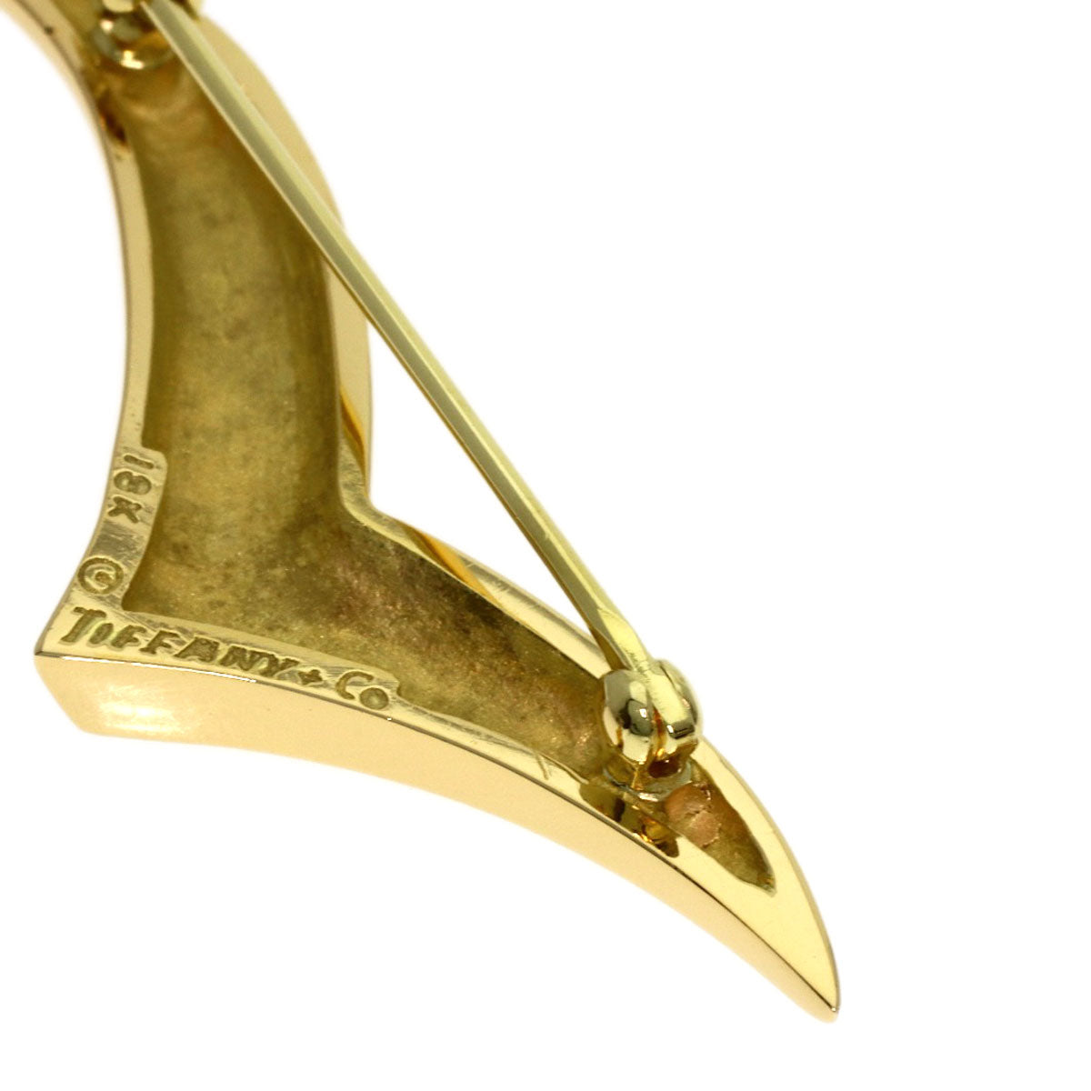 TIFFANY&Co. Seagull Brooch K18 Yellow Gold Ladies [Used]