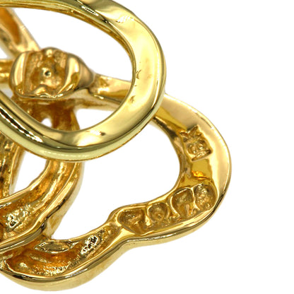 TIFFANY&Co. Triple heart Earring K18 Yellow Gold Ladies [Used]