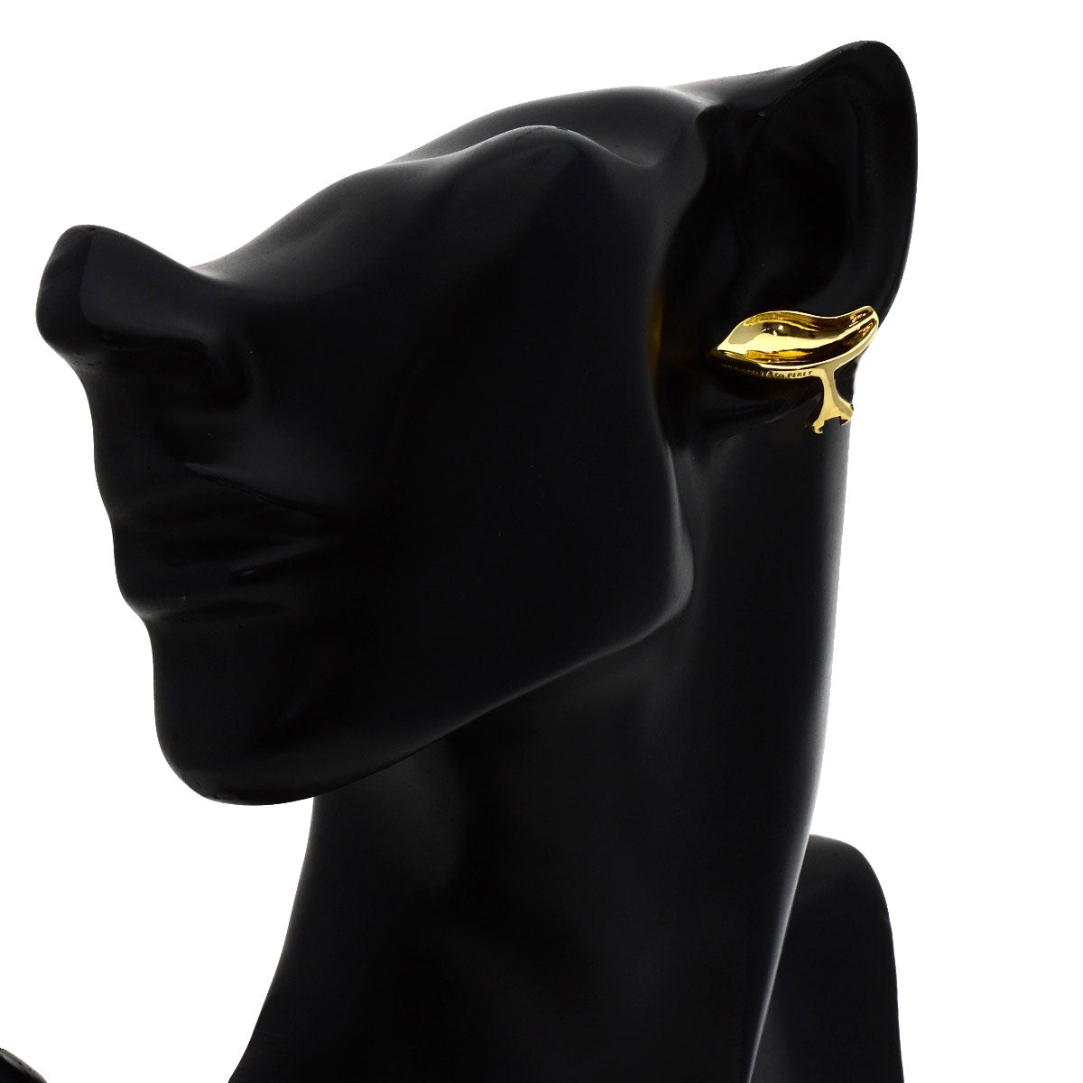 TIFFANY&Co. Leaf motif Earring K18 Yellow Gold Ladies [Used]