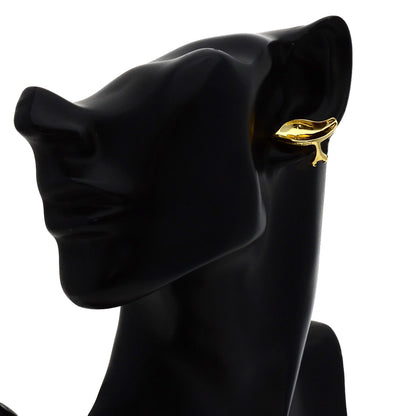 TIFFANY&Co. Leaf motif Earring K18 Yellow Gold Ladies [Used]