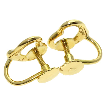 TIFFANY&Co. Open heart Earring K18 Yellow Gold Ladies [Used]