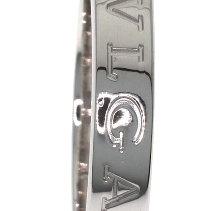 BVLGARI Double logo Diamond Ring K18 White Gold Ladies [Used]
