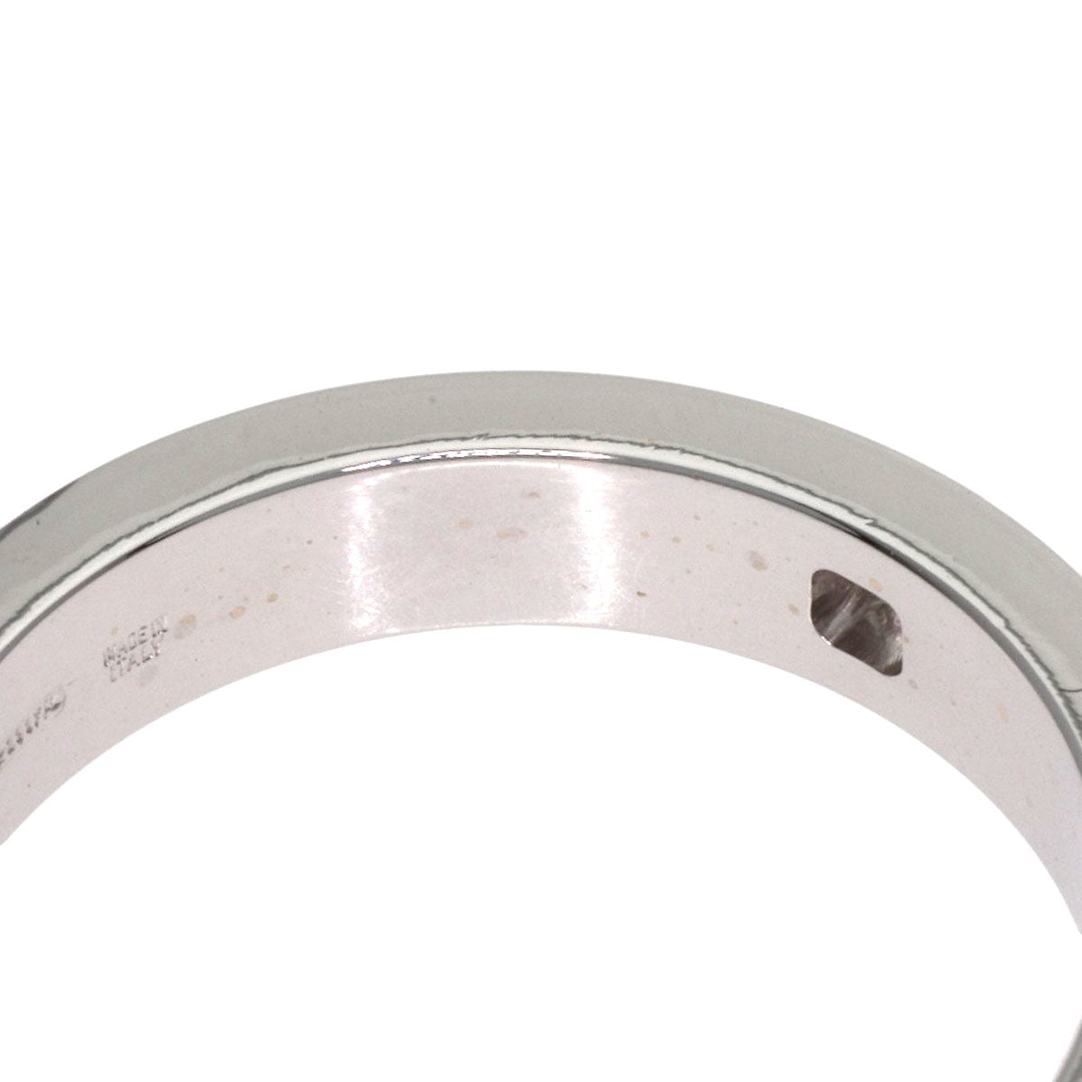 BVLGARI Double logo Diamond Ring K18 White Gold Ladies [Used]