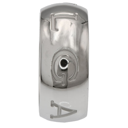 BVLGARI Mono logo Ring K18 White Gold Ladies [Used]
