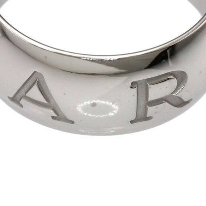 BVLGARI Mono logo Ring K18 White Gold Ladies [Used]