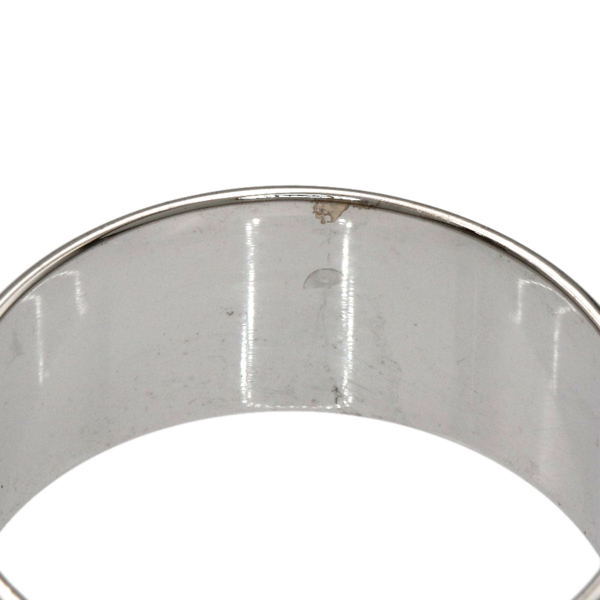 BVLGARI Mono logo Ring K18 White Gold Ladies [Used]