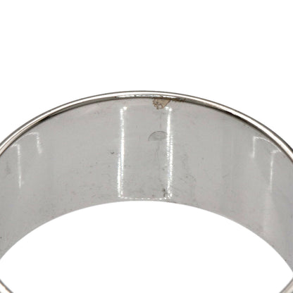 BVLGARI Mono logo Ring K18 White Gold Ladies [Used]