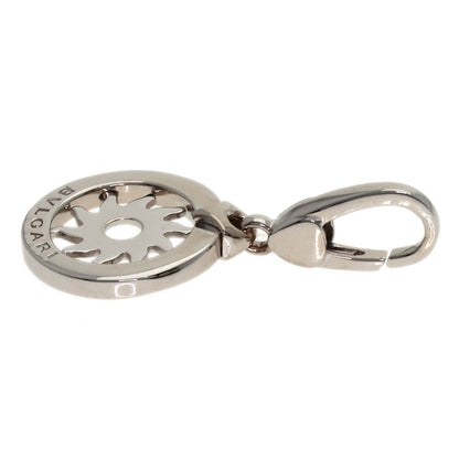 BVLGARI Tondo sun charm Pendant top K18 White Gold Ladies [Used]